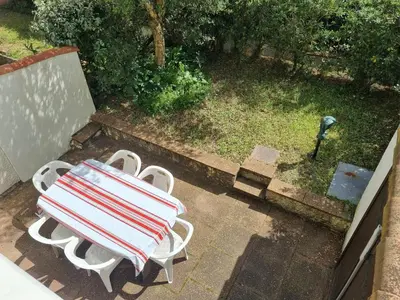Jardin de l'établissement Villa à Seignosse: Plage à pied, Terrasse, 3 Chambres, Quartier calme - FR-1-239-1036