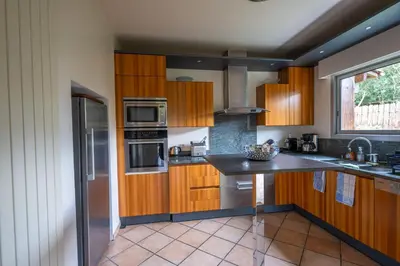 Cuisine ou kitchenette dans l'établissement Villa Doña Sol