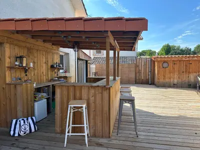 Plan de l'établissement Maison de vacances au centre Biscarrosse