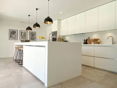 Cuisine ou kitchenette dans l'établissement Villa La Foret Du Lac à HOSSEGOR