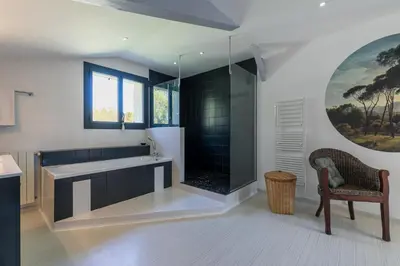Plan de l'établissement Suite familiale 2 chambres communicantes et piscine