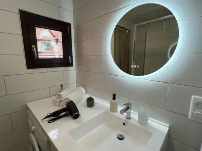 Salle de bains dans l'établissement Havre de paix cures thermales