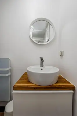 Salle de bains dans l'établissement Appartement avec terrasse/Bord de mer/Idéal SURF