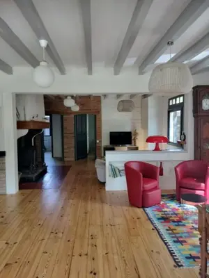 Cuisine ou kitchenette dans l'établissement Maison Bel Air