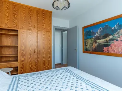 Un ou plusieurs lits dans un hébergement de l'établissement Maison rénovée 6 pers. à Biscarrosse - Clim, jardin, à proximité du lac & plages - FR-1-319-549