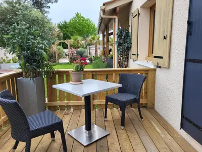 Balcon ou terrasse dans l'établissement Villa CAPAYAN