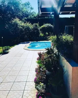 Piscine de l'établissement Maison Villa Bassin Arcachon 170m2 avec piscine ou située à proximité