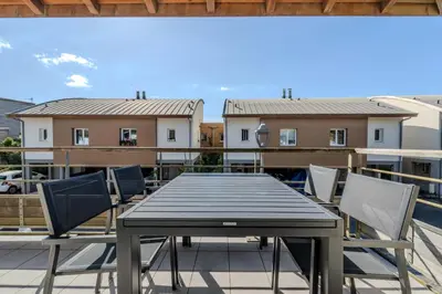 Balcon ou terrasse dans l'établissement Atlantic Selection - Clair de Dune - 100m de la Plage des Océanides