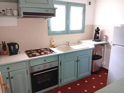 Plan de l'établissement Maison familiale à Capbreton pour 6 pers, proche plage avec terrasse et parking - FR-1-239-1047