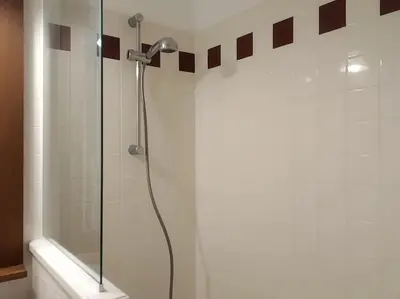 Salle de bains dans l'établissement Appartement LE DAOUN Dunes, Pins Océan et Golf