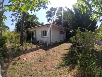 Jardin de l'établissement Surfhouse a proximité des spots de surf