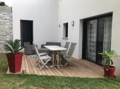 Terrasse ou espace extérieur de l'établissement La Mirella