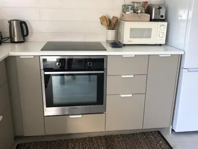 Cuisine ou kitchenette dans l'établissement Appartement en pleine nature