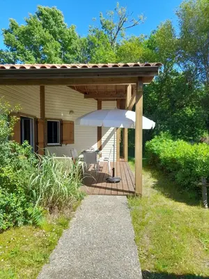 Jardin de l'établissement Cottage prenium tout confort