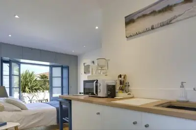 Cuisine ou kitchenette dans l'établissement Cap Ocean