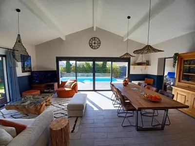 Piscine de l'établissement Belle Villa bassin d'Arcachon ou située à proximité