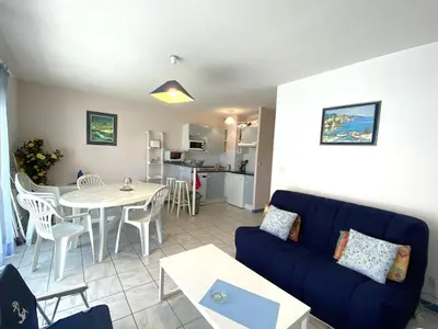Plan de l'établissement T3 cabine, 6 pers, proche plage, parking sécurisé, animaux admis - FR-1-379-177