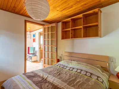 Un ou plusieurs lits dans un hébergement de l'établissement Maison confort 4 pers. proche lac et océan, jardin, WiFi, à Mimizan - FR-1-50-135
