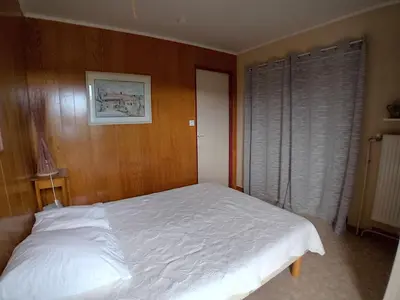 Un ou plusieurs lits dans un hébergement de l'établissement Appartement T2 à Seignosse, tout à pied, proche plage et commerces - FR-1-239-1062