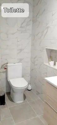 Salle de bains dans l'établissement Appartement cosy 4 personnes