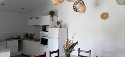 Cuisine ou kitchenette dans l'établissement Appartement cosy 4 personnes