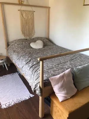 Un ou plusieurs lits dans un hébergement de l'établissement Maison au coeur de Capbreton