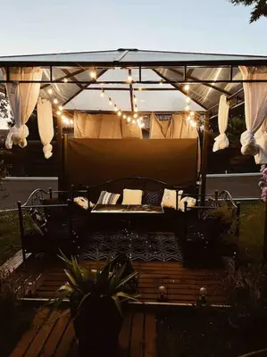 Coin salon dans l'établissement Belle appartement T2 avec jardin