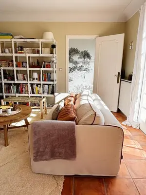 Coin salon dans l'établissement La Casita