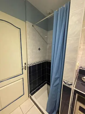 Salle de bains dans l'établissement Villa landaise