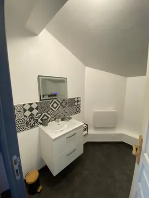 Salle de bains dans l'établissement Tomeline