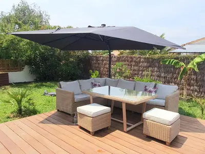 Jardin de l'établissement Le cocon de Bali