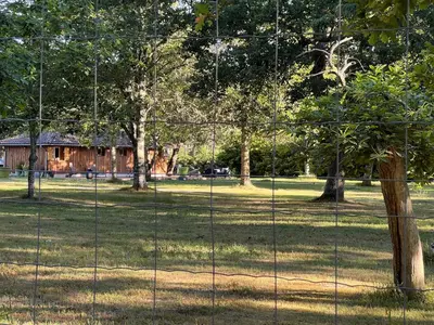Jardin de l'établissement Location dans un airial