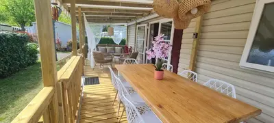 Balcon ou terrasse dans l'établissement 