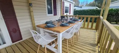 Balcon ou terrasse dans l'établissement 