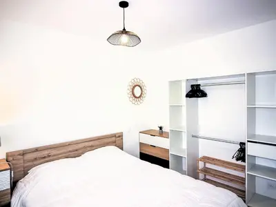 Un ou plusieurs lits dans un hébergement de l'établissement Apartment Cap Océan-7 by Interhome