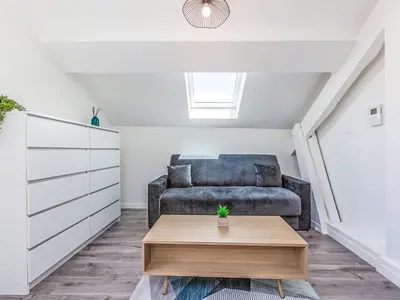 Coin salon dans l'établissement Studio Cap Océan-17 by Interhome