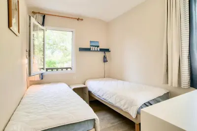 Un ou plusieurs lits dans un hébergement de l'établissement Les maisons de Moliets - maeva Home - Maison 3 pièces 6 personnes - Prestige MAE-2154