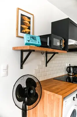 Cuisine ou kitchenette dans l'établissement L'Atelier de la Madeleine - Dax