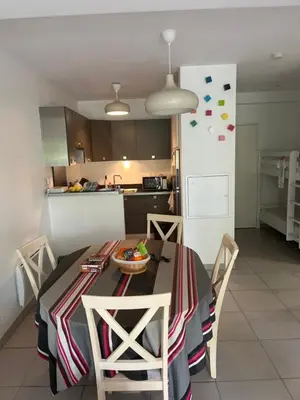 Cuisine ou kitchenette dans l'établissement Appartement