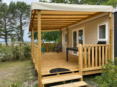 Jardin de l'établissement Mobil-home