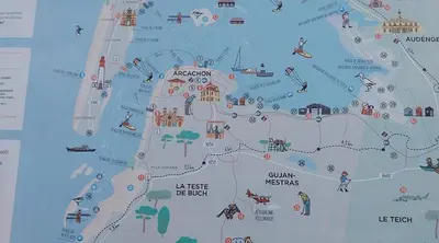 Plan de l'établissement Jolie petite maison climatisée parking privé
