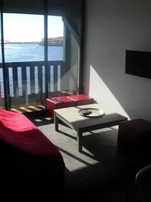 Coin salon dans l'établissement Albret 3 Soustons-plage Vieux Boucau