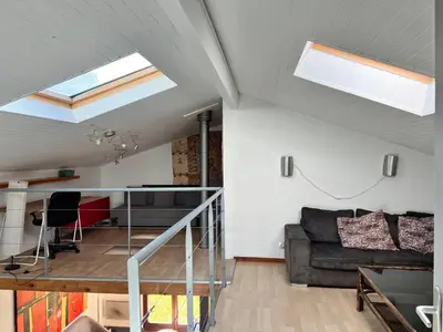 Coin salon dans l'établissement Maison 6 pers 3 Chb avec jardin, proche Golf Hossegor