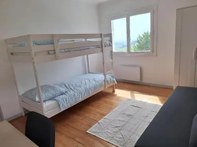 Un ou plusieurs lits dans un hébergement de l'établissement Maison Harandi Etxea
