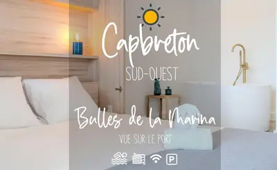 Un ou plusieurs lits dans un hébergement de l'établissement Bulles de la Marina - Balnéo