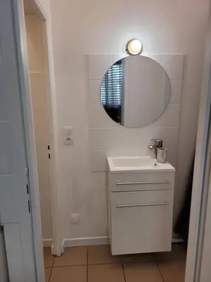 Salle de bains dans l'établissement Appartement pieds dans l'eau