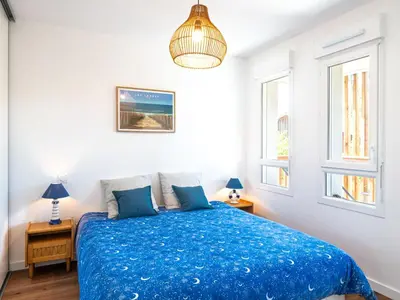 Un ou plusieurs lits dans un hébergement de l'établissement Apartment Jade et Elena-3 by Interhome