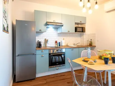 Cuisine ou kitchenette dans l'établissement Apartment Jade et Elena-2 by Interhome