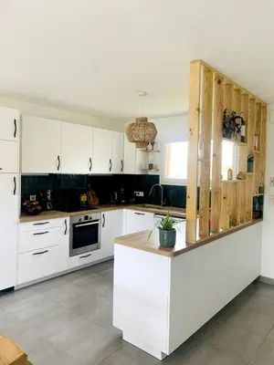 Cuisine ou kitchenette dans l'établissement Charming Quiet House in Soorts Hossegor - Pedebert Area -- Certified 3 stars Holiday Home