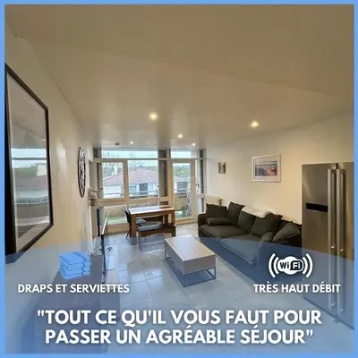 Plan de l'établissement Appt 3Pièces centre ville Biscarrosse